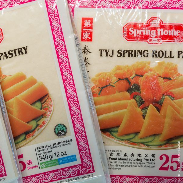 Spring roll wrappers used in Cynthia's spring rolls