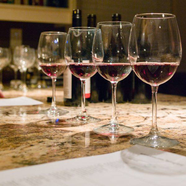 2017 Three Feathers Pinot Noir ready for the barrel tasting.