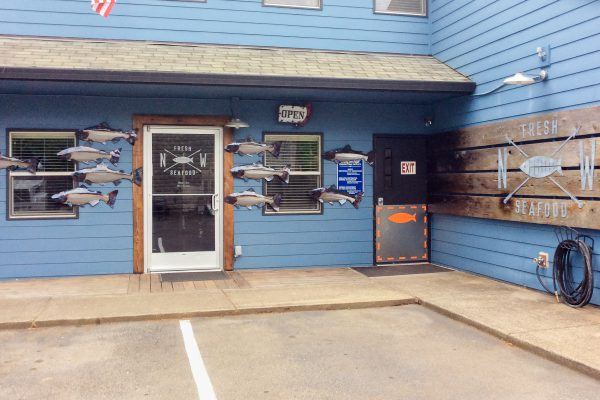 Storefront of Northwest Fresh Seafood Company in Newberg, Oregon