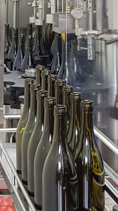 Three Feathers bottles enter the bottling process on the Signature Bottlers line-up.