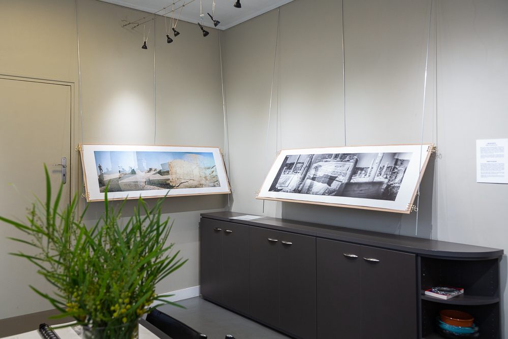 Elise Prudhomme exhibits Lieux-dits at Studio Galerie B&B from 5 - 17 November 2019.  Large format panoramic analog photos on Japanese mulberry paper.