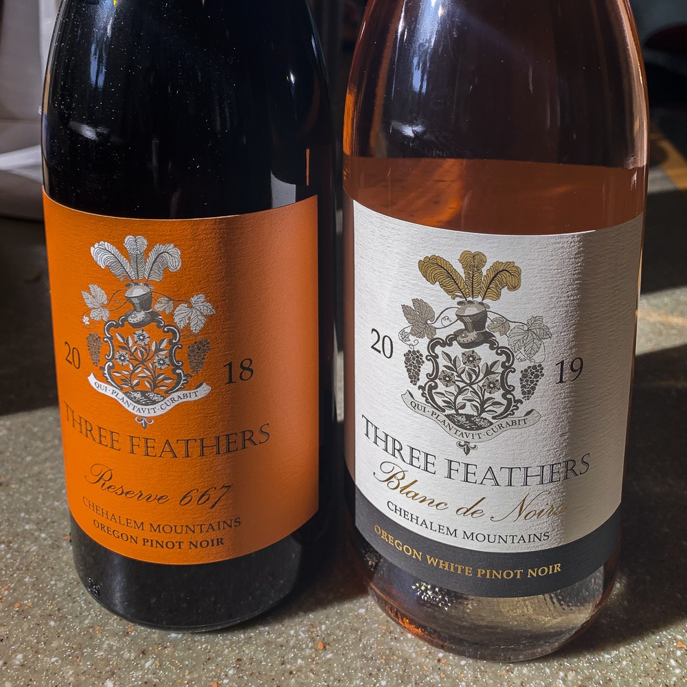 Just bottled Three Feathers Reserve 667 and Blanc de Noirs 2019