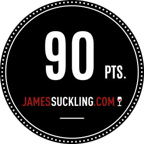90 Point Score JamesSuckling.com for Three Feathers Pinot Gris 2020