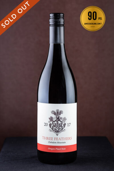 Three Feathers Vineyard Pinot Noir 2017 vintage