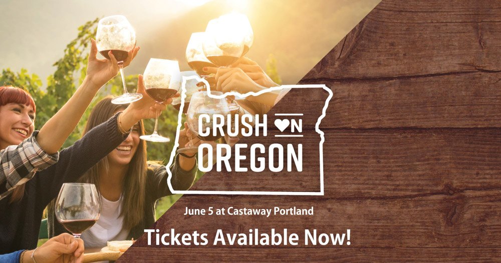 Three Feathers will be pouring at Crush on Oregon on June 5, 2022.