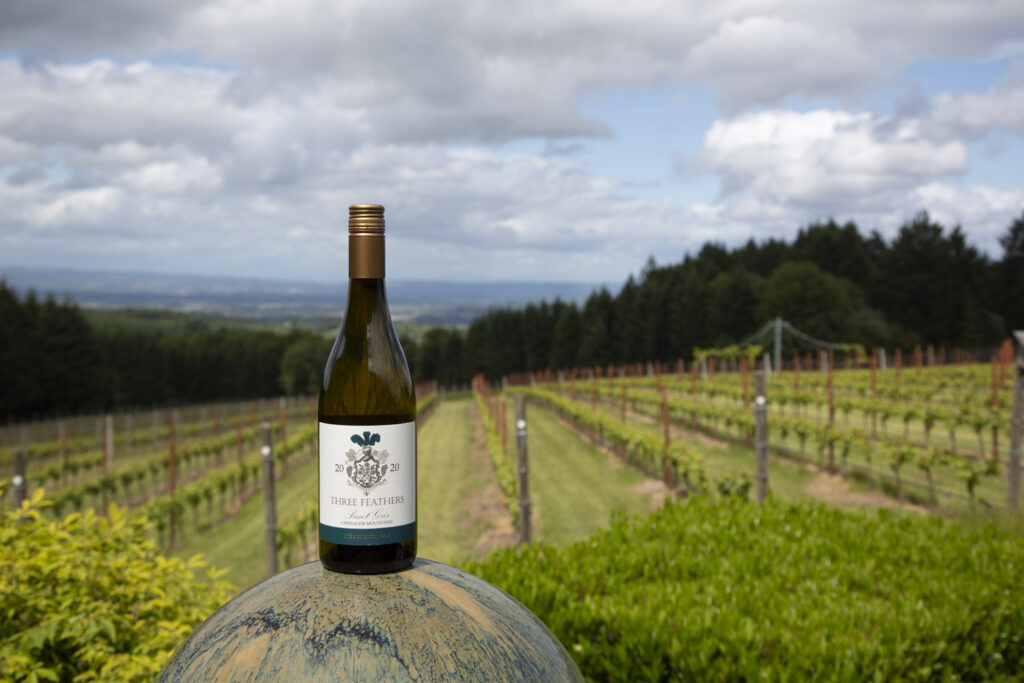 2020 Pinot Gris vintage from Three Feathers Estate