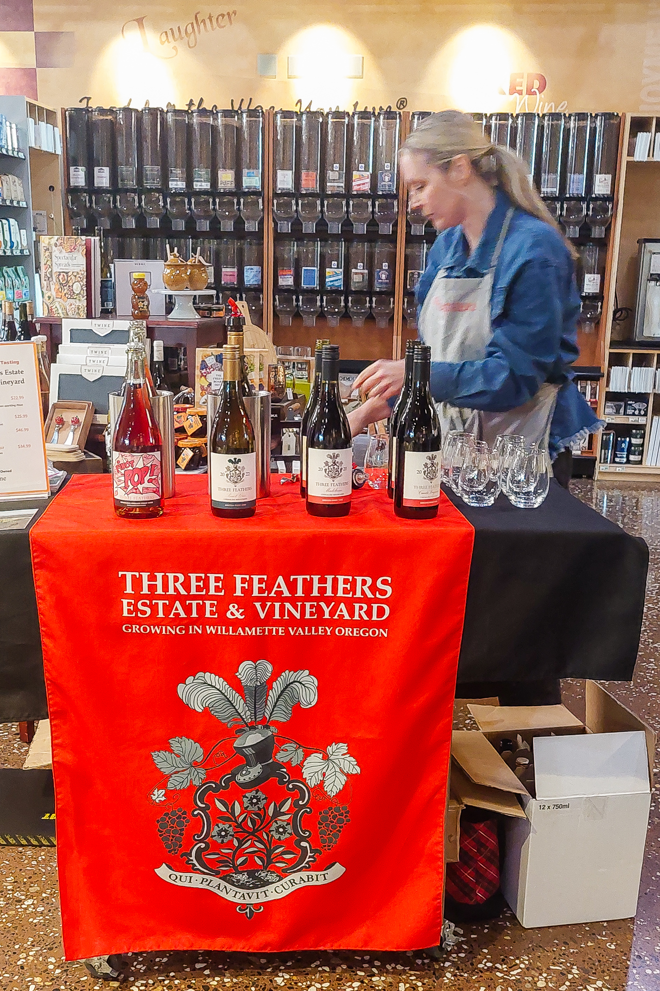 We are doing pours ourselves and getting a very good response at our venues